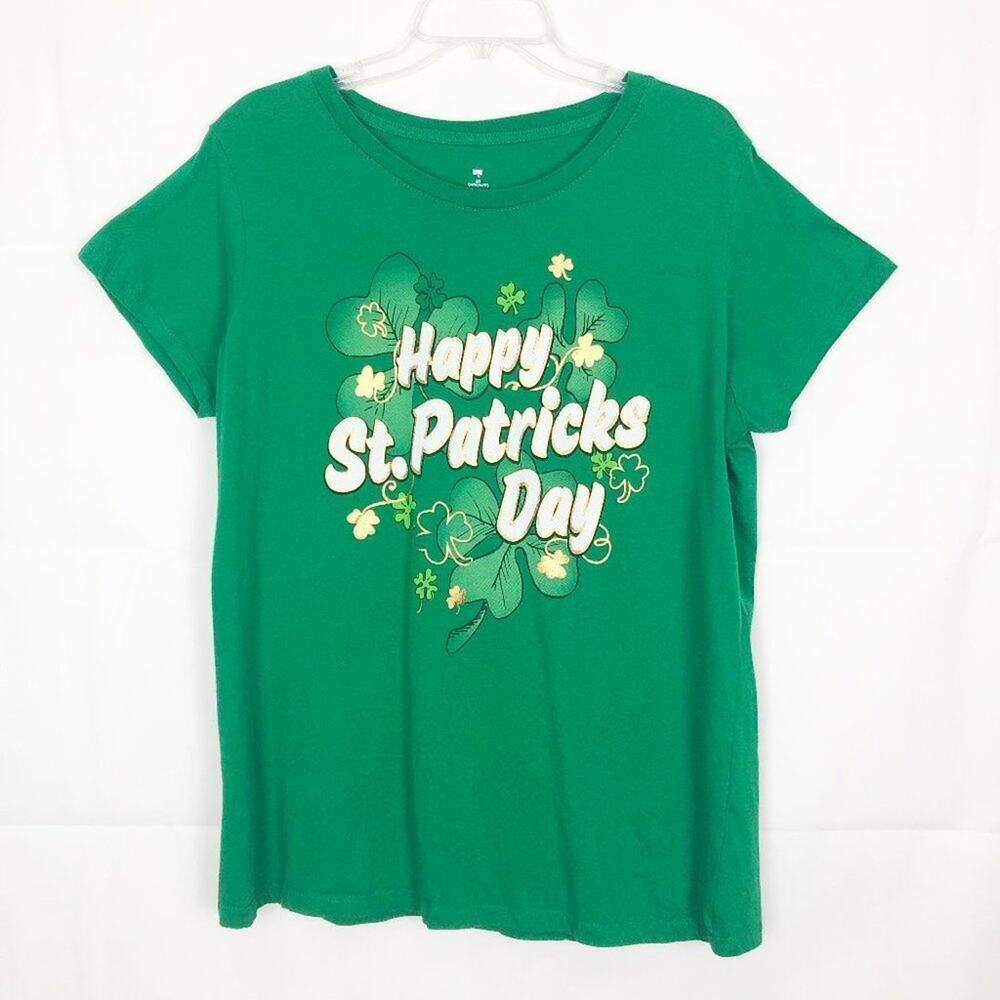 St. Patrick's Day 100% Cotton Short Sleeve Tee Size XL